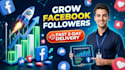 professionally grow your facebook  followers