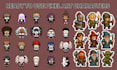 design pixel art characters vfx sprite retro rpg game sprite sheet