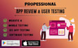 test your android and ios app, qa test and review website