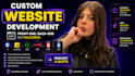 build a custom website with frontend and backend