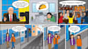 comic panel, graphics novel, cartoon comic, comic book cover, graphics novel