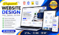 design a professional responsive website UI