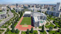 3d masterplan conceptual render,site cgi visual from site layout,map to 3d model
