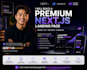 build a premium fully interactive nextjs landing page