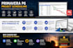 create primavera p6 project schedule and gantt chart
