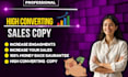 write sales copy, website content, and email copy