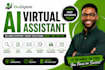 provide ai virtual assistant and internet research services
