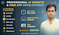 do ai web app, ai software, ai website development, full stack web developer