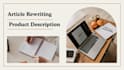 do product description and article rewriting