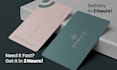 create professional business card design print ready card