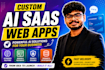 develop custom ai saas web app using nextjs, python and ai