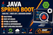 fix java spring boot bugs, restapi issues and backend errors