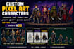 create custom pixel art characters
