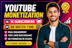 complete youtube promotion for monetization