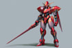 create cartoon mecha robot gundam design