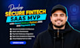 develop secure fintech saas mvp with react node js python aws and payment api