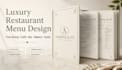design a luxury fine dining restaurant menu