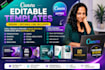 create canva editable templates