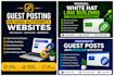 publish guest posts on high authority websites