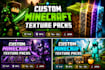 create minecraft style textures, pixel art, blocks, items and resource packs