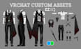 create vrchat assets, outfits accessories, weapons, props for vrchat avatar