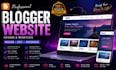 create a professional blogger or blogspot website