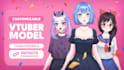design and rig custom live 2d vtuber model 3d vtuber live2d vtuber rigging model