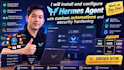 install hermes agent with custom automations