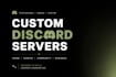 create a custom discord server setup with bots, roles and permissions