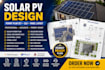 design solar pv permit plan, single line diagram and panel layout