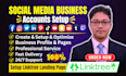 create and optimize professional social media accounts and linktree bio link