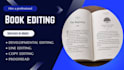 edit and proofread your book into a publication ready book