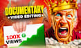 do professional documentary video editing and faceless video editing