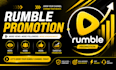 promote your rumble channel professionally