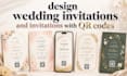 design wedding invitations and invitations with qr codes