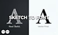 design a unique custom font in ttf and otf for your brand