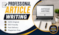 write professional articles and blog posts
