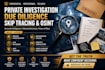 do due diligence, skip tracing, background check and osint research