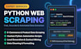 do python web scraping, data extraction and data mining