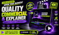 create quality commercial videos and explainer video