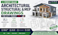 create USA permit ready architectural plan, structural engineer and mep drawing
