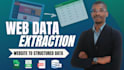 do web scraping, data mining and data extraction in python