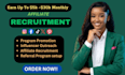 recruit real affiliates for your affiliate program