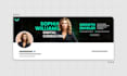 design professional linkedin banner and twitter header