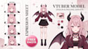 create a live2d anime vtuber avatar, vtuber model for vtube studio