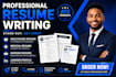 write professional ats resume, CV, cover letter