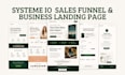 build systeme io landing page sales funnel design systeme io website clickfunnel