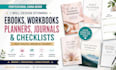 ebook workbook planner journal checklist canva document design