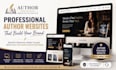 do author website, book author website, ebook website, author landing