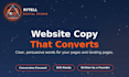 write website copy and landing page copy that converts